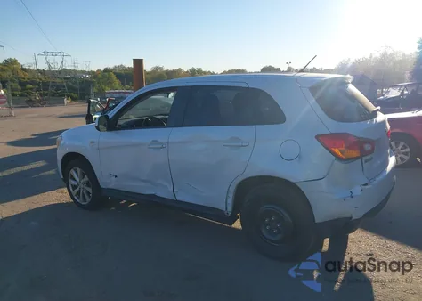 2013 Mitsubishi Outlander Sport Es from USA, damaged, VIN 4A4AP3AU5DE010298